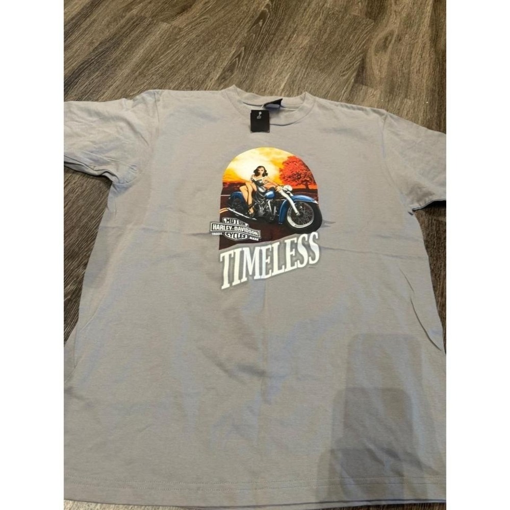 Harley-Davidson Kona Hawaii Timeless Pinup Graphic T-Shirt Gray MeNew Vintage